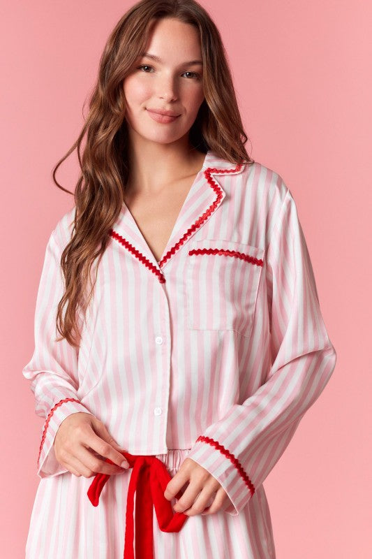 Stripes & Waves PJ Set