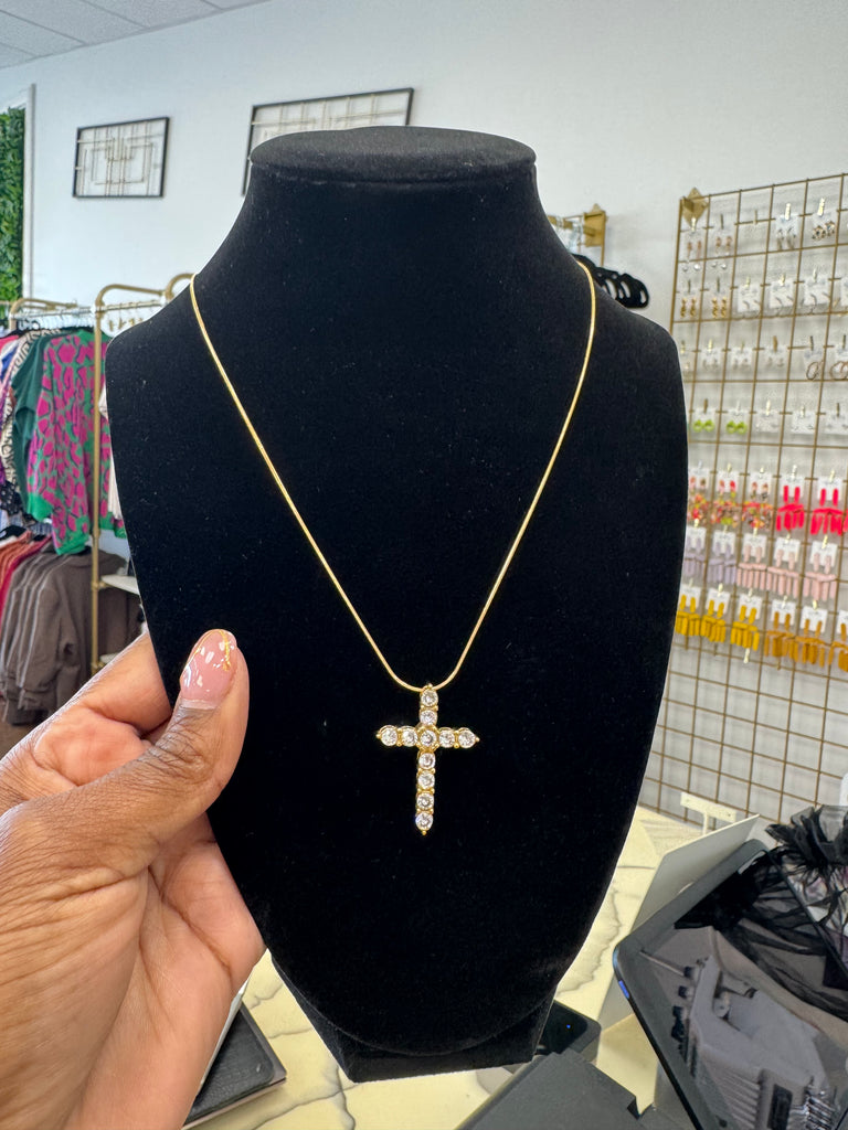 Diamond Cross Necklace