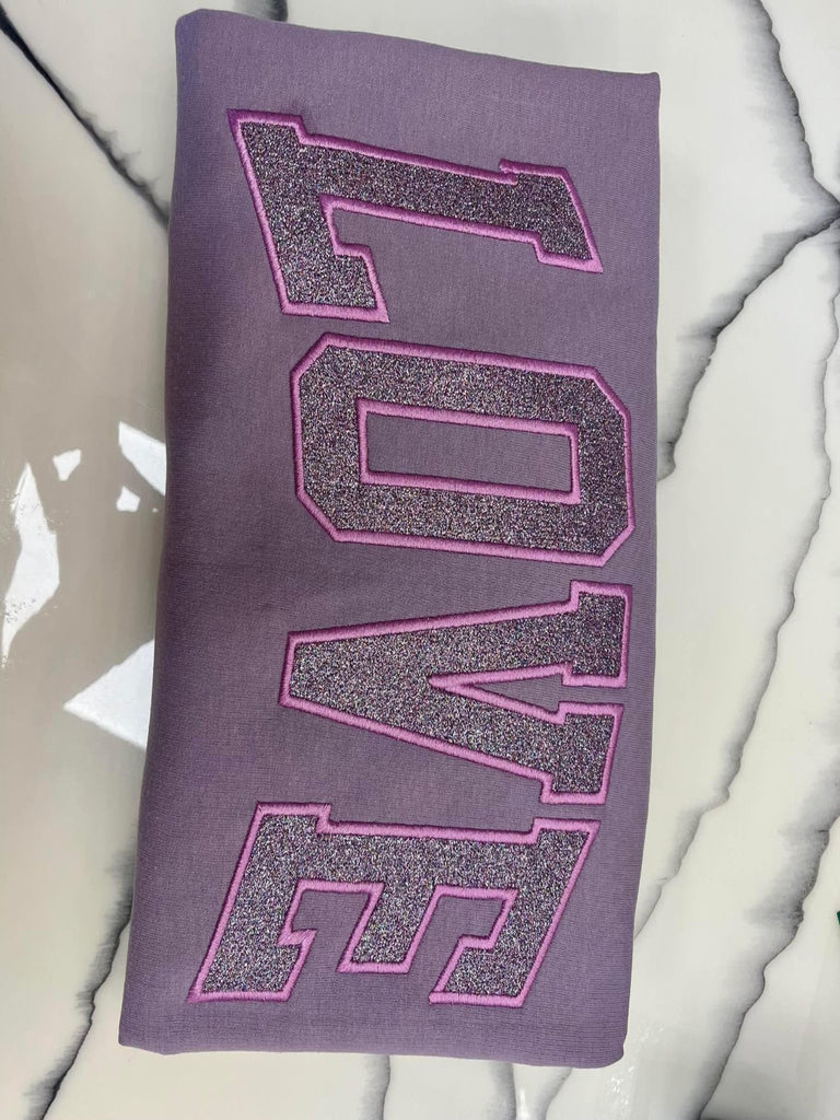 LOVE Embroidery Sweatshirt