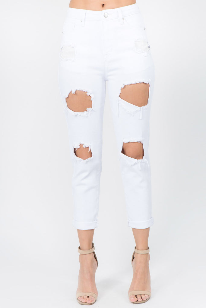 HIGH-Stress Distressed Jeans