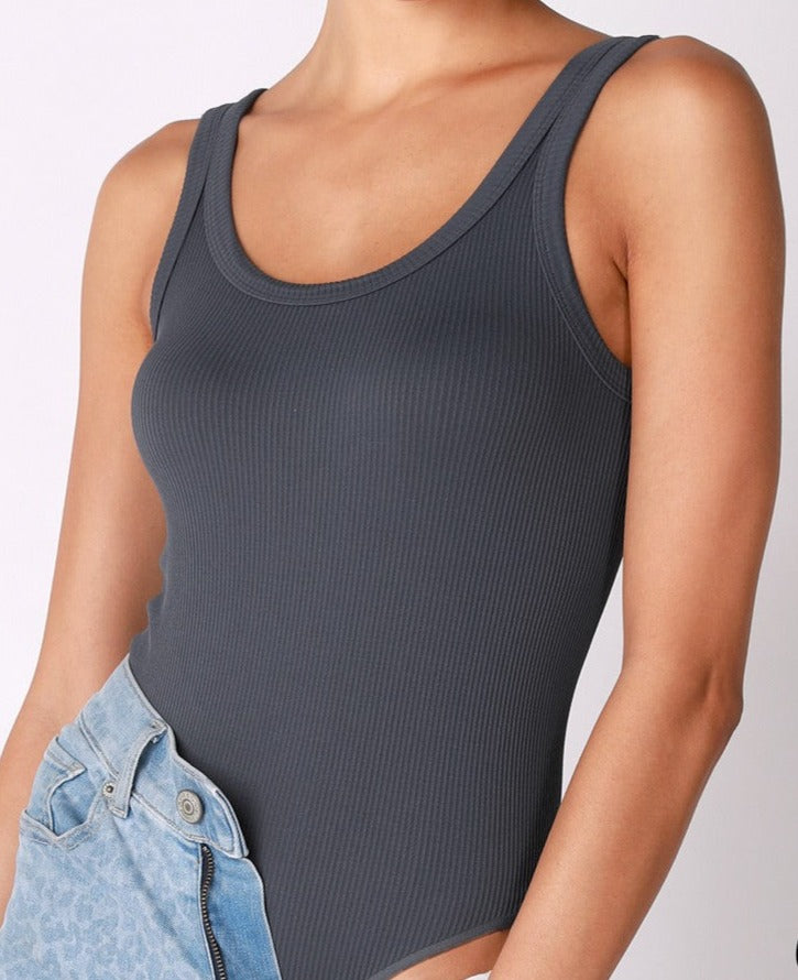 Ribbed Tee Bodysuit