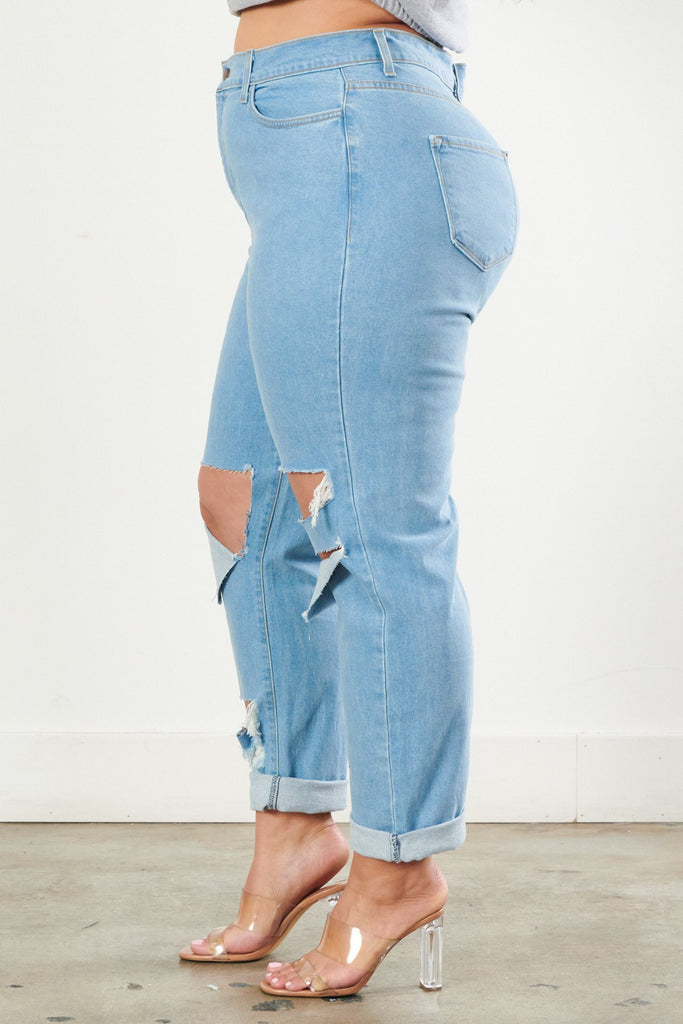 NO-STRESS Boyfriend Jeans
