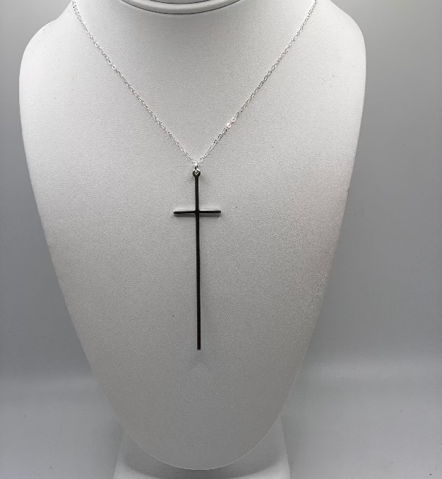 Long Cross Necklace